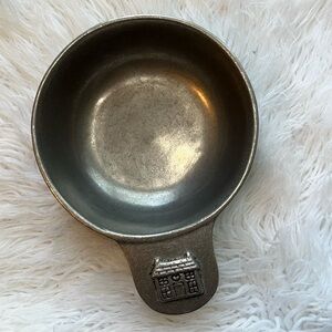Vintage Carson Pewter Porridge Bowl